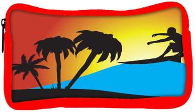

Snoogg Eco Friendly Canvas Summer Sport Student Pen Pencil Case Coin Purse Pouch Cosmetic Makeup Bag (RED) Pouch(Multicolor)