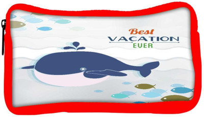 

Snoogg Eco Friendly Canvas Summer Vector Illustration With Doodle Fishes Water Sea Whale Student Pen Pencil Case Coin Purse Pouch Cosmetic Makeup Bag (RED) Pouch(Multicolor)