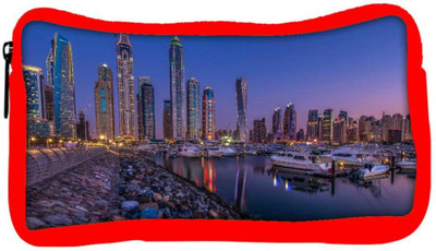 

Snoogg Eco Friendly Canvas Yourd Side Lake In Dubai Designer Student Pen Pencil Case Coin Purse Pouch Cosmetic Makeup Bag (RED) Pouch(Multicolor)