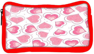 

Snoogg Eco Friendly Canvas Green Leaves Designer Student Pen Pencil Case Coin Purse Pouch Cosmetic Makeup Bag (RED) Pouch(Multicolor)
