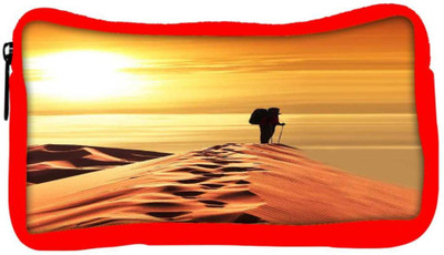 

Snoogg Eco Friendly Canvas Desert Sunset Student Pen Pencil Case Coin Purse Pouch Cosmetic Makeup Bag (RED) Pouch(Multicolor)