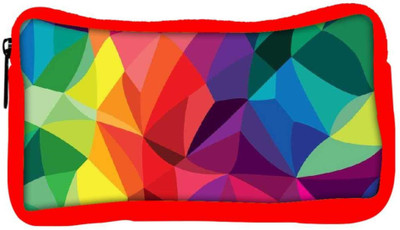 

Snoogg Eco Friendly Canvas Super Colour Pattern Student Pen Pencil Case Coin Purse Pouch Cosmetic Makeup Bag (RED) Pouch(Multicolor)