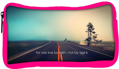 

Snoogg Eco Friendly Canvas Faith Road Designer Student Pen Pencil Case Coin Purse Pouch Cosmetic Makeup Bag (PINK) Pouch(Multicolor)
