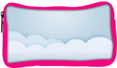 

Snoogg Eco Friendly Canvas Lite Color Clouds Designer Student Pen Pencil Case Coin Purse Pouch Cosmetic Makeup Bag (PINK) Pouch(Multicolor)