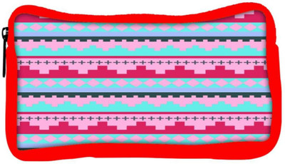 

Snoogg Eco Friendly Canvas Digit Aztec Pink Student Pen Pencil Case Coin Purse Pouch Cosmetic Makeup Bag (RED) Pouch(Multicolor)