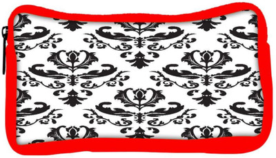 

Snoogg Eco Friendly Canvas Grey White Designer Student Pen Pencil Case Coin Purse Pouch Cosmetic Makeup Bag (RED) Pouch(Multicolor)