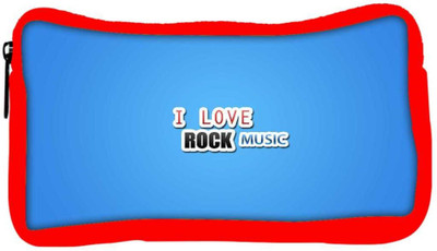 

Snoogg Eco Friendly Canvas I Love Rock Music Designer Student Pen Pencil Case Coin Purse Pouch Cosmetic Makeup Bag (RED) Pouch(Multicolor)