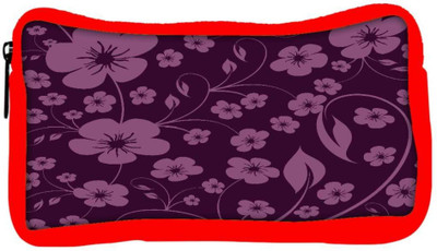 

Snoogg Eco Friendly Canvas Seamless Floral Pattern Abstract Background Student Pen Pencil Case Coin Purse Pouch Cosmetic Makeup Bag (RED) Pouch(Multicolor)