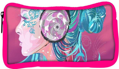 

Snoogg Eco Friendly Canvas Beautiful Side Portrait 2753 Student Pen Pencil Case Coin Purse Pouch Cosmetic Makeup Bag (PINK) Pouch(Multicolor)