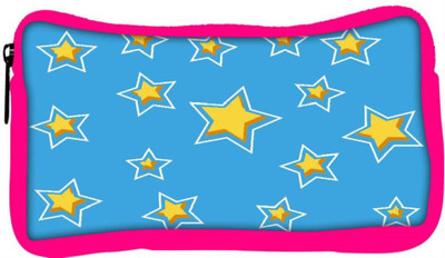 

Snoogg Eco Friendly Canvas Yelow Star Blue Pattern Designer Student Pen Pencil Case Coin Purse Pouch Cosmetic Makeup Bag (PINK) Pouch(Multicolor)