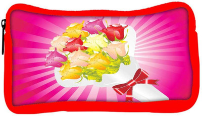 

Snoogg Eco Friendly Canvas Beautifull Flower Bouque Series Design Student Pen Pencil Case Coin Purse Pouch Cosmetic Makeup Bag (RED) Pouch(Multicolor)