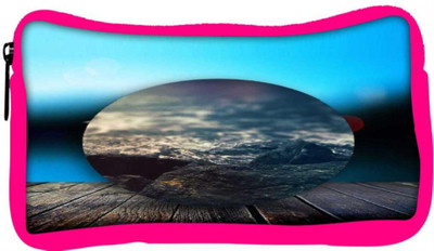 

Snoogg Eco Friendly Canvas Circled Beach On The Deck 2603 Student Pen Pencil Case Coin Purse Pouch Cosmetic Makeup Bag (PINK) Pouch(Multicolor)
