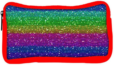 

Snoogg Eco Friendly Canvas Cool Colourful Pattern Student Pen Pencil Case Coin Purse Pouch Cosmetic Makeup Bag (RED) Pouch(Multicolor)