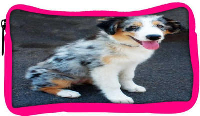 

Snoogg Eco Friendly Canvas Australian Shepherd Puppy Student Pen Pencil Case Coin Purse Pouch Cosmetic Makeup Bag (PINK) Pouch(Multicolor)