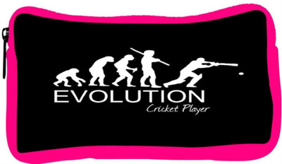 

Snoogg Eco Friendly Canvas Evolution Of Cricket Student Pen Pencil Case Coin Purse Pouch Cosmetic Makeup Bag (PINK) Pouch(Multicolor)