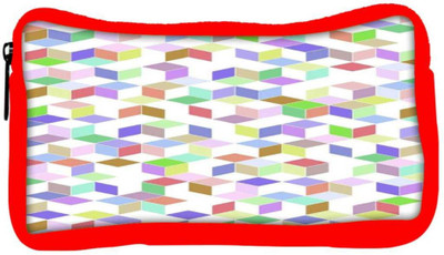 

Snoogg Eco Friendly Canvas Polygon Pattern 2470 Student Pen Pencil Case Coin Purse Pouch Cosmetic Makeup Bag (RED) Pouch(Multicolor)
