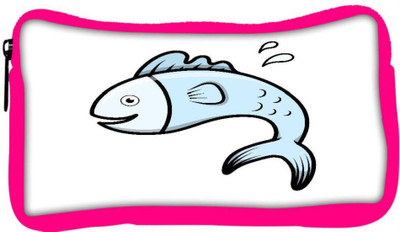 

Snoogg Eco Friendly Canvas Cute Cartoon Fish Vector Student Pen Pencil Case Coin Purse Pouch Cosmetic Makeup Bag (PINK) Pouch(Multicolor)
