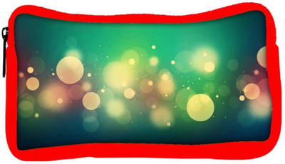 

Snoogg Eco Friendly Canvas Abstract Colorful Bubbles Designer Student Pen Pencil Case Coin Purse Pouch Cosmetic Makeup Bag (RED) Pouch(Multicolor)