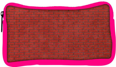 

Snoogg Eco Friendly Canvas Red Bricks Designer Student Pen Pencil Case Coin Purse Pouch Cosmetic Makeup Bag (PINK) Pouch(Multicolor)