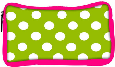 

Snoogg Eco Friendly Canvas Green Polka Dotted Student Pen Pencil Case Coin Purse Pouch Cosmetic Makeup Bag (PINK) Pouch(Multicolor)