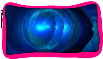 

Snoogg Eco Friendly Canvas Deep Blue Jewel Designer Student Pen Pencil Case Coin Purse Pouch Cosmetic Makeup Bag (PINK) Pouch(Multicolor)