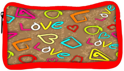 

Snoogg Eco Friendly Canvas Green Flower Designer Student Pen Pencil Case Coin Purse Pouch Cosmetic Makeup Bag (RED) Pouch(Multicolor)