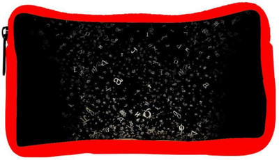 

Snoogg Eco Friendly Canvas Open Book Designer Student Pen Pencil Case Coin Purse Pouch Cosmetic Makeup Bag (RED) Pouch(Multicolor)