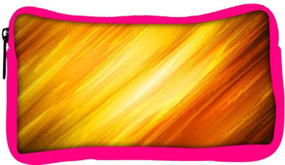 

Snoogg Eco Friendly Canvas Abstract Yellow And Orange Designer Student Pen Pencil Case Coin Purse Pouch Cosmetic Makeup Bag (PINK) Pouch(Multicolor)