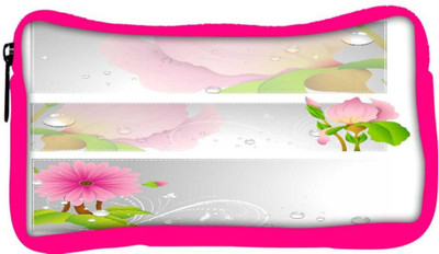 

Snoogg Eco Friendly Canvas Flourish Vector Banner Student Pen Pencil Case Coin Purse Pouch Cosmetic Makeup Bag (PINK) Pouch(Multicolor)