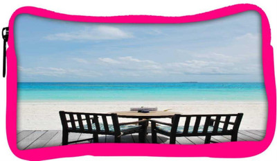 

Snoogg Eco Friendly Canvas Beautiful Beach Bar View In Maldives Student Pen Pencil Case Coin Purse Pouch Cosmetic Makeup Bag (PINK) Pouch(Multicolor)