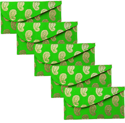 

Shubh Shagun Money wedding Birthday Anniversary Pouch(Green)