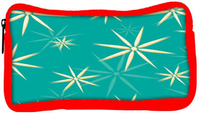 

Snoogg Eco Friendly Canvas Abstract White Blue Pattern Designer Student Pen Pencil Case Coin Purse Pouch Cosmetic Makeup Bag (RED) Pouch(Multicolor)