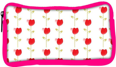 

Snoogg Eco Friendly Canvas Red Flowers Designer Student Pen Pencil Case Coin Purse Pouch Cosmetic Makeup Bag (PINK) Pouch(Multicolor)