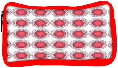 

Snoogg Eco Friendly Canvas Brown And White Leaves Designer Student Pen Pencil Case Coin Purse Pouch Cosmetic Makeup Bag (RED) Pouch(Multicolor)