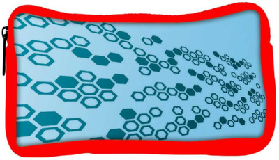 

Snoogg Eco Friendly Canvas Hex Amazing Designer Student Pen Pencil Case Coin Purse Pouch Cosmetic Makeup Bag (RED) Pouch(Multicolor)