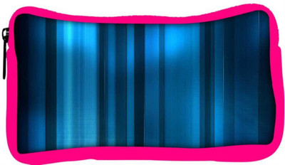 

Snoogg Eco Friendly Canvas Blue Dark Pattern Designer Student Pen Pencil Case Coin Purse Pouch Cosmetic Makeup Bag (PINK) Pouch(Multicolor)