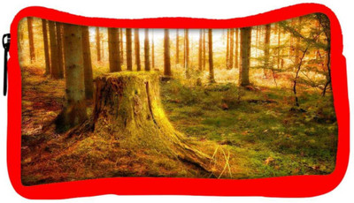 

Snoogg Eco Friendly Canvas Cutting The Tree Designer Student Pen Pencil Case Coin Purse Pouch Cosmetic Makeup Bag (RED) Pouch(Multicolor)