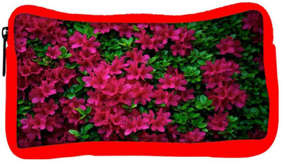 

Snoogg Eco Friendly Canvas Red And Green Leaves Designer Student Pen Pencil Case Coin Purse Pouch Cosmetic Makeup Bag (RED) Pouch(Multicolor)