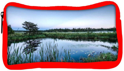 

Snoogg Eco Friendly Canvas Pond In Forest Designer Student Pen Pencil Case Coin Purse Pouch Cosmetic Makeup Bag (RED) Pouch(Multicolor)