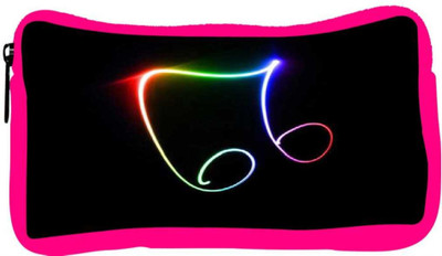 

Snoogg Eco Friendly Canvas Music Student Pen Pencil Case Coin Purse Pouch Cosmetic Makeup Bag (PINK) Pouch(Multicolor)