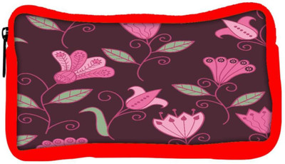 

Snoogg Eco Friendly Canvas Seamless Texture With Flowers And Butterflies Endless Floral Pattern Student Pen Pencil Case Coin Purse Pouch Cosmetic Makeup Bag (RED) Pouch(Multicolor)