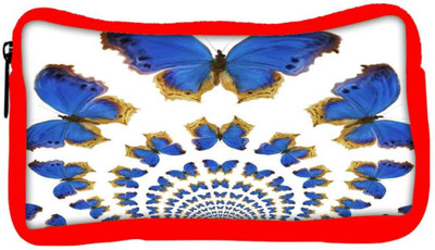 

Snoogg Eco Friendly Canvas Kaleidoscopic Butterflies Student Pen Pencil Case Coin Purse Pouch Cosmetic Makeup Bag (RED) Pouch(Multicolor)