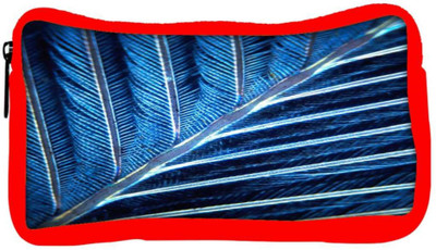 

Snoogg Eco Friendly Canvas Feather Student Pen Pencil Case Coin Purse Pouch Cosmetic Makeup Bag (RED) Pouch(Multicolor)