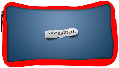 

Snoogg Eco Friendly Canvas Be Original Designer Student Pen Pencil Case Coin Purse Pouch Cosmetic Makeup Bag (RED) Pouch(Multicolor)