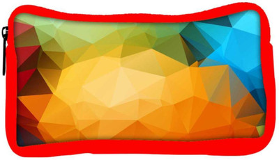 

Snoogg Eco Friendly Canvas Multicolor Pattern Design Designer Student Pen Pencil Case Coin Purse Pouch Cosmetic Makeup Bag (RED) Pouch(Multicolor)