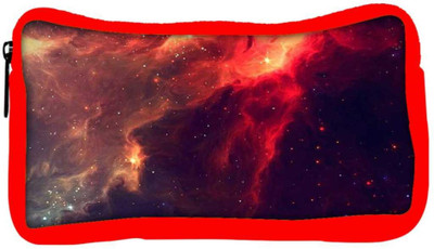

Snoogg Eco Friendly Canvas Skyview Clouds Student Pen Pencil Case Coin Purse Pouch Cosmetic Makeup Bag (RED) Pouch(Multicolor)
