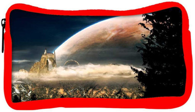 

Snoogg Eco Friendly Canvas Fantasy Landscape Church Designer Student Pen Pencil Case Coin Purse Pouch Cosmetic Makeup Bag (RED) Pouch(Multicolor)
