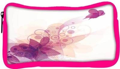 

Snoogg Eco Friendly Canvas Fly Butterfly Minimal Student Pen Pencil Case Coin Purse Pouch Cosmetic Makeup Bag (PINK) Pouch(Multicolor)