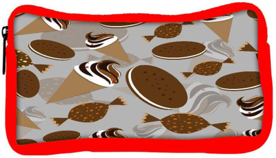 

Snoogg Eco Friendly Canvas Pattern White In Blue Designer Student Pen Pencil Case Coin Purse Pouch Cosmetic Makeup Bag (RED) Pouch(Multicolor)