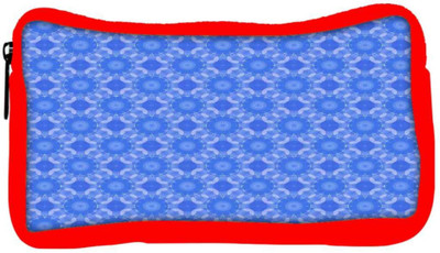 

Snoogg Eco Friendly Canvas Blue Flourish Pattern Student Pen Pencil Case Coin Purse Pouch Cosmetic Makeup Bag (RED) Pouch(Multicolor)